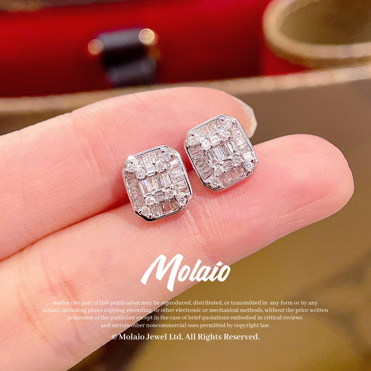 molaio CLASSIC Diamond Ring with 0.60 Carat Natural Diamonds
