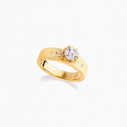 IMPERIA Vintage Brushed Finish Diamond Ring