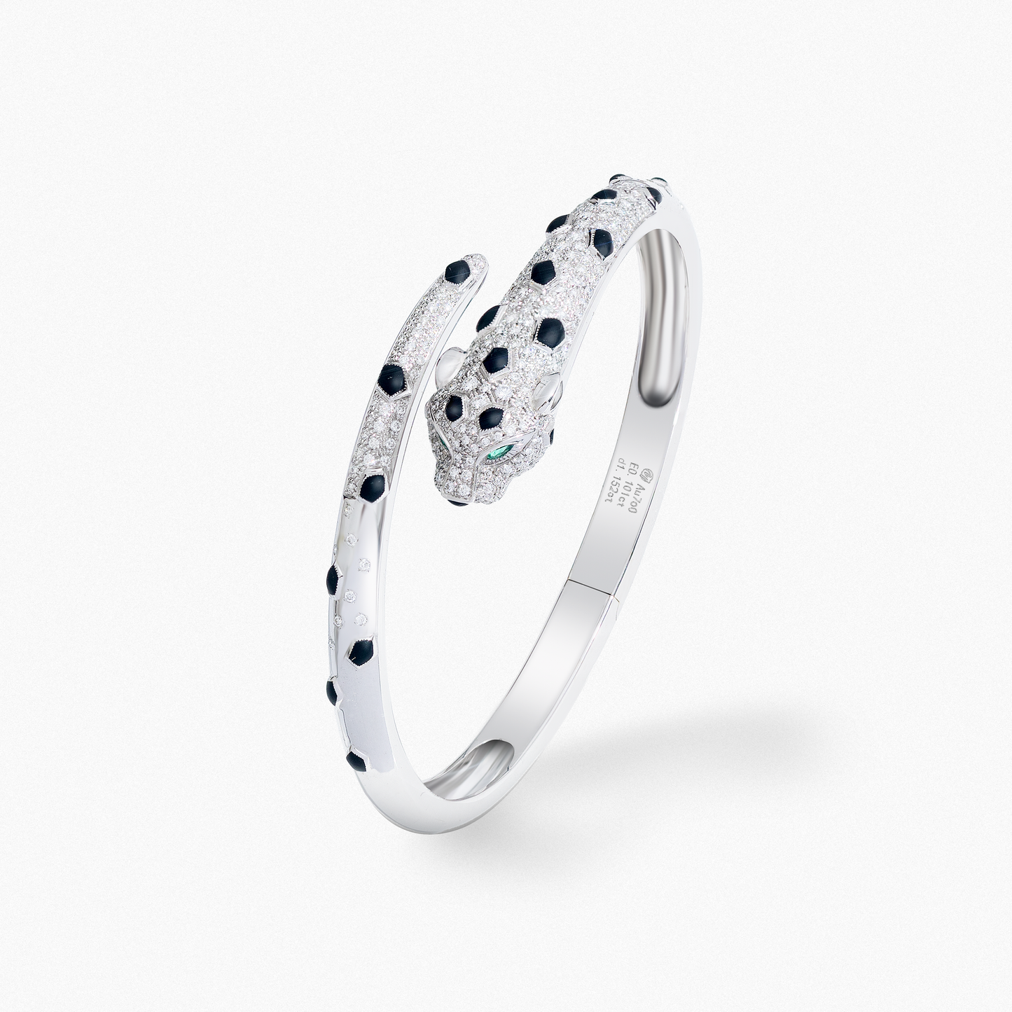 SNOW LEOPARD White Diamond Bracelet 1.00ct