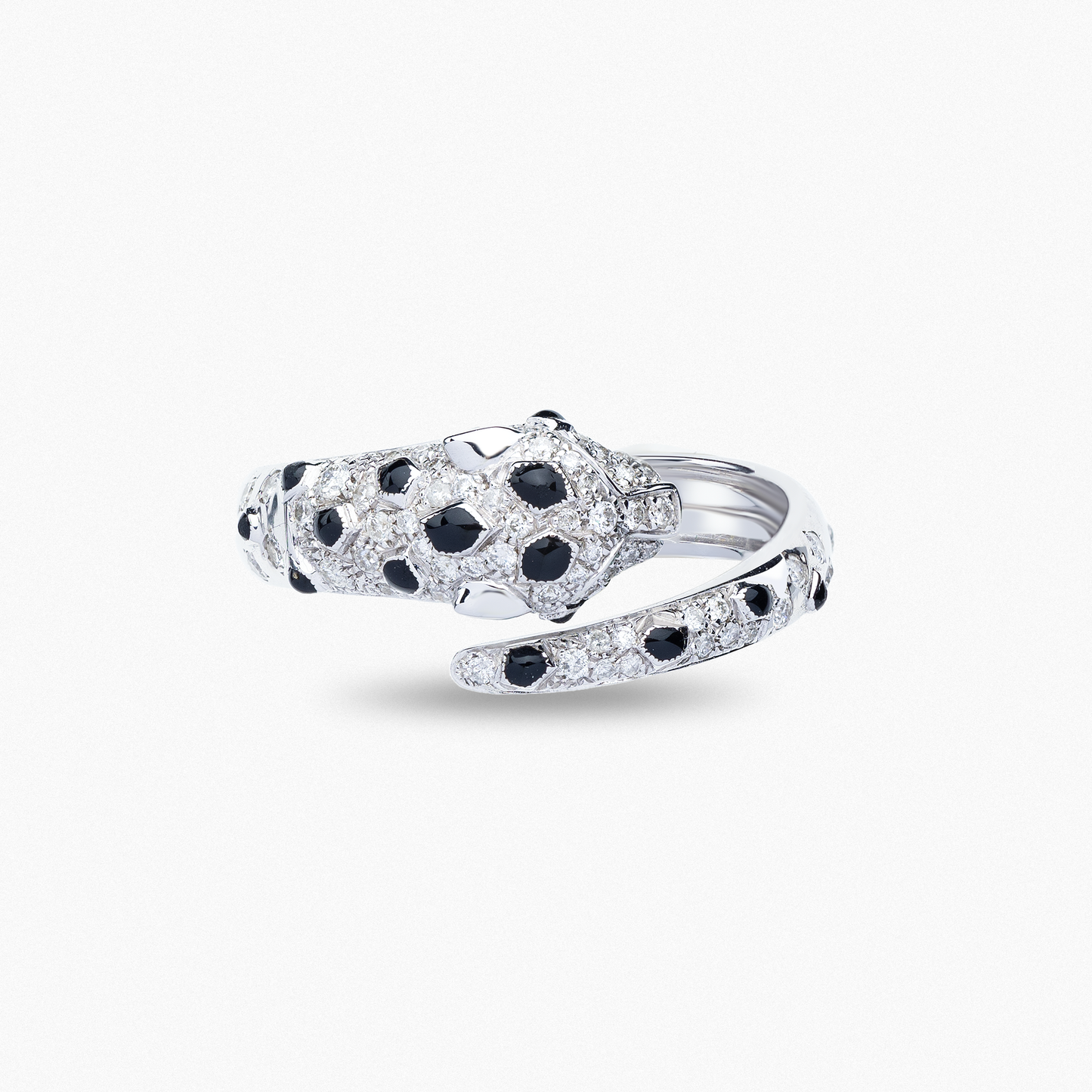 SNOW LEOPARD White Diamond Ring